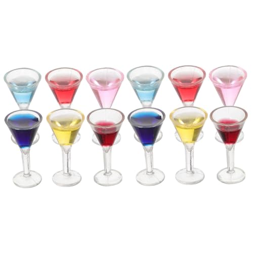 SUPVOX 12 Stück Mini -simulations -Cocktail Tassen Zubehör Cocktailbrille Miniatur Dekorate Schnapsgläser Trinken Puppenhaus Puppe Weinbecher Mini-geschirrmodell Mini-likör Harz SUPVOX 12 Stück Mini -simulations -Cocktail Tassen Zubehör Cocktailbrille Miniatur Dekorate Schnapsgläser Trinken Puppenhaus Puppe Weinbecher Mini-geschirrmodell Mini-likör Harz von Supvox