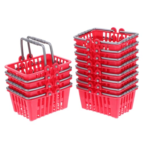 SUPVOX 12 Stück Teiliges Einkaufskorb Spielset aus Robustem Kunststoff Kleines Leichtes Kaufladen Zubehör für Jungen und Mädchen für Rollenspiele und Supermarkt Nachahmung SUPVOX 12 Stück Teiliges Einkaufskorb Spielset aus Robustem Kunststoff Kleines Leichtes Kaufladen Zubehör für Jungen und Mädchen für Rollenspiele und Supermarkt Nachahmung von Supvox