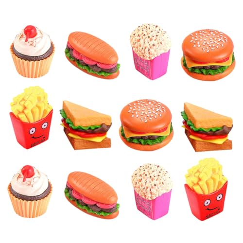 SUPVOX 12 Stück Teiliges Food Set für Realistische Hamburger und Frites Rollenspielzeug für Kreative Kochspiele Geburtstage und Besondere Anlässe SUPVOX 12 Stück Teiliges Food Set für Realistische Hamburger und Frites Rollenspielzeug für Kreative Kochspiele Geburtstage und Besondere Anlässe von Supvox