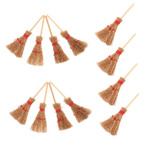 SUPVOX 12 Stück Teiliges Mini Hexenbesen Beige Miniaturbesen für Puppenhaus Halloween Dekoration Vielseitige Bastelaccessoires Langlebige Kleine Besen für Innen und Außenbereich SUPVOX 12 Stück Teiliges Mini Hexenbesen Beige Miniaturbesen für Puppenhaus Halloween Dekoration Vielseitige Bastelaccessoires Langlebige Kleine Besen für Innen und Außenbereich von Supvox