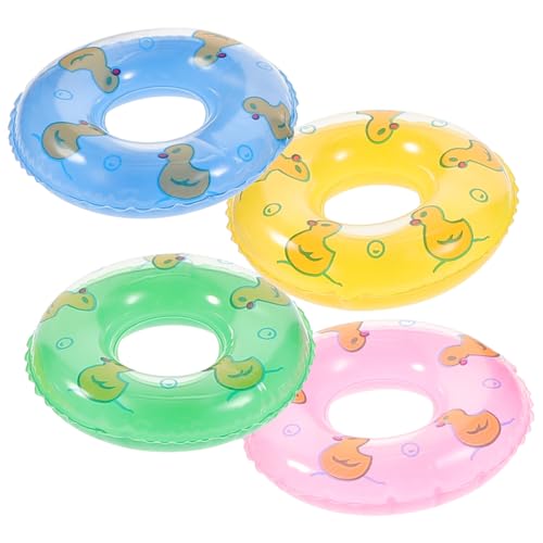 SUPVOX 12 Stück Teiliges Mini Schwimmring Aufblasbare Miniatur Schwimmringe aus Langlebigem Farbenfrohe Dekoration für Puppenhaus und Fotorequisiten Kinderfreundliches und Accessoire von Supvox