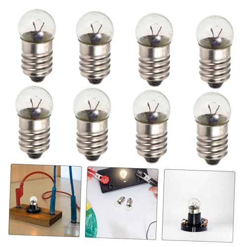 SUPVOX 12 Stück Teiliges Mini ersatz LED lämpchen mit Schraubfassung Kleine Elektrische Glühbirnen für Physikalische Experimente Handliche Leuchtmittel für Taschenlampen und Unterricht SUPVOX 12 Stück Teiliges Mini ersatz LED lämpchen mit Schraubfassung Kleine Elektrische Glühbirnen für Physikalische Experimente Handliche Leuchtmittel für Taschenlampen und Unterricht von Supvox