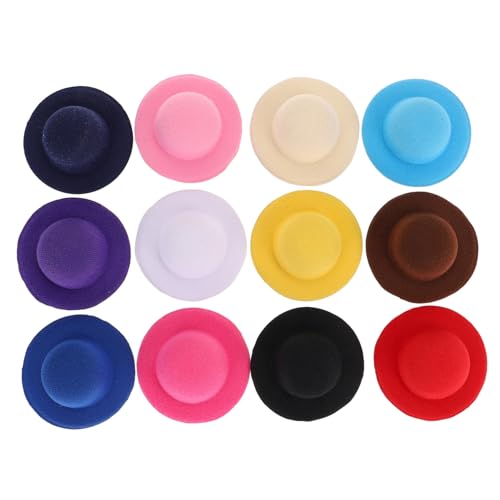 SUPVOX 12 Stück Teiliges Miniaturstoff Hut Bunte Winzige Puppenhüte für DIY Dekoration Vielseitig als Fotorequisiten und Haarschmuck für Puppenhäuser und Kindergeburtstage SUPVOX 12 Stück Teiliges Miniaturstoff Hut Bunte Winzige Puppenhüte für DIY Dekoration Vielseitig als Fotorequisiten und Haarschmuck für Puppenhäuser und Kindergeburtstage von Supvox
