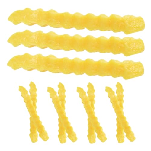 SUPVOX 12 Stück Teiliges Simulation Pommes Frites Modelle Realistische Food Display Deko Sichere Künstliche Französische Kartoffelstäbchen als Foto Requisit und Partydekoration SUPVOX 12 Stück Teiliges Simulation Pommes Frites Modelle Realistische Food Display Deko Sichere Künstliche Französische Kartoffelstäbchen als Foto Requisit und Partydekoration von Supvox