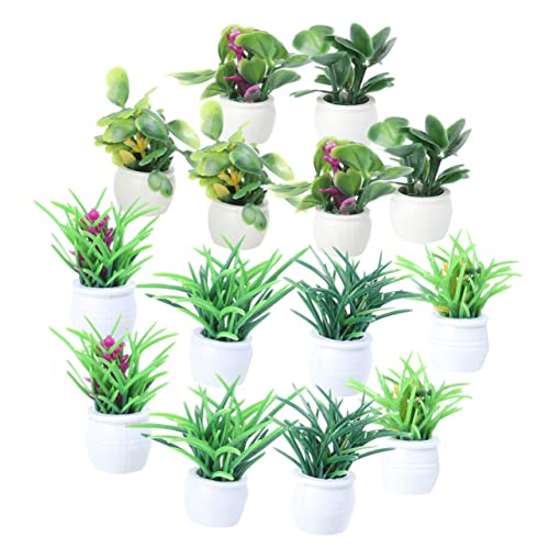 SUPVOX 14 Stück Miniaturisierte Bonsai Pflanzen Teiliges für Puppenhäuser Realistische Dekoration für Mini Landschaften Sicher und Langlebig Tischdeko für Kreative Projekte SUPVOX 14 Stück Miniaturisierte Bonsai Pflanzen Teiliges für Puppenhäuser Realistische Dekoration für Mini Landschaften Sicher und Langlebig Tischdeko für Kreative Projekte von Supvox
