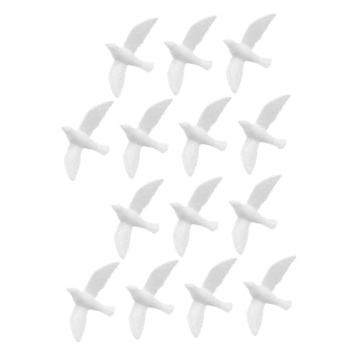 SUPVOX 14 Stück Teiliges Mini Tauben aus Resin Detaillierte Weiße Vogel Figuren Kleine Tierstatuen für Puppenhausdekoration Kuchenaufsatz und Mini Landschaft Langlebige Miniatur SUPVOX 14 Stück Teiliges Mini Tauben aus Resin Detaillierte Weiße Vogel Figuren Kleine Tierstatuen für Puppenhausdekoration Kuchenaufsatz und Mini Landschaft Langlebige Miniatur von Supvox