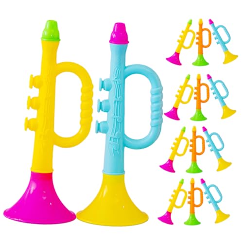 SUPVOX 14 Stück Teiliges Trompeten Bunte Party und Sporthorn Tröten Leicht Tragbar für Fußballspiele Geburtstagsfeiern Festivals und Outdoor Events SUPVOX 14 Stück Teiliges Trompeten Bunte Party und Sporthorn Tröten Leicht Tragbar für Fußballspiele Geburtstagsfeiern Festivals und Outdoor Events von Supvox