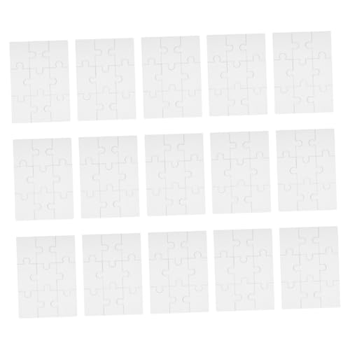 SUPVOX 15 Blatt Teiliges Blanko Puzzle zum Bemalen DIY Kreativset für Leere Puzzleteile zum Zeichnen Fördert Feinmotorik Hand Auge koordination und Kreatives Gestalten SUPVOX 15 Blatt Teiliges Blanko Puzzle zum Bemalen DIY Kreativset für Leere Puzzleteile zum Zeichnen Fördert Feinmotorik Hand Auge koordination und Kreatives Gestalten von Supvox