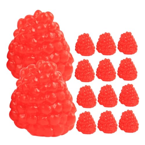 SUPVOX 15 Stück Teiliges Kunst Raspberry Modell Simulierte Himbeeren für Küche und Tischdekoration Fotorequisiten für Hochzeiten und Veranstaltungen SUPVOX 15 Stück Teiliges Kunst Raspberry Modell Simulierte Himbeeren für Küche und Tischdekoration Fotorequisiten für Hochzeiten und Veranstaltungen von Supvox