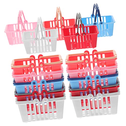 SUPVOX 15 Stück Teiliges Mini Einkaufskorb für Supermarkt Körbe mit Griff für Rollenspiele Ergänzung für Puppenhaus und Spielküche SUPVOX 15 Stück Teiliges Mini Einkaufskorb für Supermarkt Körbe mit Griff für Rollenspiele Ergänzung für Puppenhaus und Spielküche von Supvox