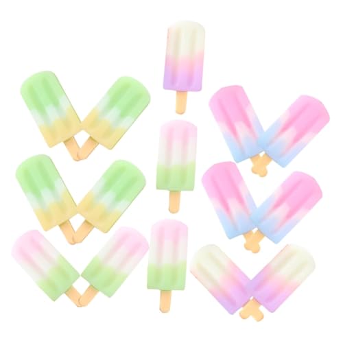 SUPVOX 15 Stück Teiliges Miniatur Eiscreme Deko DIY Mini Lebensmittel Schmuck Kreative Handarbeit für Puppenhaus Langlebige Farben Detailreiches Design für Basteln und Accessoires SUPVOX 15 Stück Teiliges Miniatur Eiscreme Deko DIY Mini Lebensmittel Schmuck Kreative Handarbeit für Puppenhaus Langlebige Farben Detailreiches Design für Basteln und Accessoires von Supvox