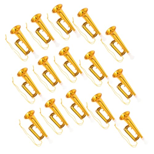 SUPVOX 15 Stück Teiliges Trompete aus Robustem Kunststoff Lautes Cheer Instrument für Party Sportfest Konzert Vielseitiges Musikinstrument für Mädchen Jungen von Supvox