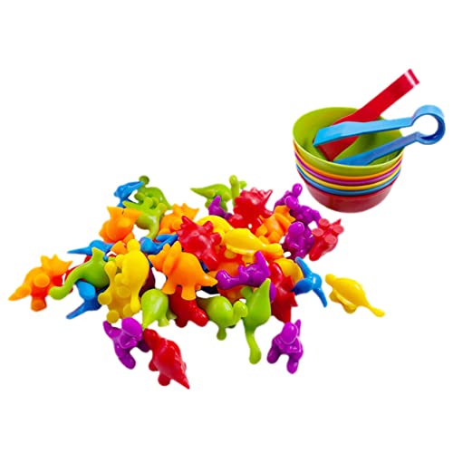SUPVOX 1Satz Kreatives Dinosaurier Zählspielzeug für Kleinkinder Pädagogisches Lernspielzeug Zählen und Formenkognition Interaktive Eltern Junge Mädchen Spiele Sicheres von Supvox