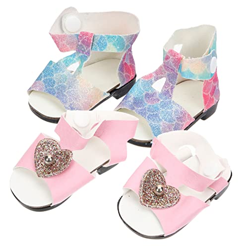 SUPVOX 2 Paare Langlebige Puppenschuhe für Puppen Sommerliche Mini Schuhmodelle Handgefertigt Verschleißfest für Kreatives DIY SUPVOX 2 Paare Langlebige Puppenschuhe für Puppen Sommerliche Mini Schuhmodelle Handgefertigt Verschleißfest für Kreatives DIY von Supvox