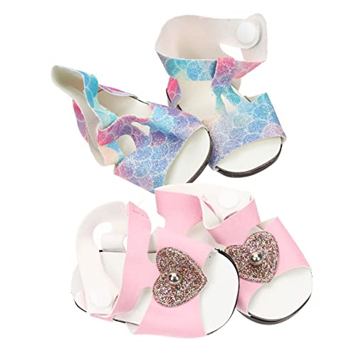 SUPVOX 2 Paare Mini Puppenschuhe Sommer Freizeitschuhe für Puppen Handgefertigt Robust Kreatives Zubehör für Puppenhaus und Kinderspielzeug SUPVOX 2 Paare Mini Puppenschuhe Sommer Freizeitschuhe für Puppen Handgefertigt Robust Kreatives Zubehör für Puppenhaus und Kinderspielzeug von Supvox