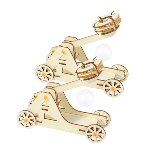 SUPVOX 2 Sätze DIY Trebuchet Kit aus Natürlichem Holz Stem Wissenschaftsspielzeug für Physik Experimente Pädagogisches Modell für Technik und Historisches Lernen Geeignet für Erwachsene SUPVOX 2 Sätze DIY Trebuchet Kit aus Natürlichem Holz Stem Wissenschaftsspielzeug für Physik Experimente Pädagogisches Modell für Technik und Historisches Lernen Geeignet für Erwachsene von Supvox