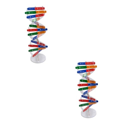 SUPVOX 2 Sätze DNA Modell Doppelhelix Wissenschaftliches Assembly Toy Biologie Lehrmittel DIY Bausatz für Schüler und Lernende Fördert Konzentration und Verständnis SUPVOX 2 Sätze DNA Modell Doppelhelix Wissenschaftliches Assembly Toy Biologie Lehrmittel DIY Bausatz für Schüler und Lernende Fördert Konzentration und Verständnis von Supvox