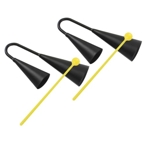 SUPVOX 2 Sätze Doppelseitige Cowbell mit Schlagstab Robustes Percussion Musikinstrument für Sicherer Doppel Ohren Halter Klarer Klang für Spiel und Musikunterricht SUPVOX 2 Sätze Doppelseitige Cowbell mit Schlagstab Robustes Percussion Musikinstrument für Sicherer Doppel Ohren Halter Klarer Klang für Spiel und Musikunterricht von Supvox