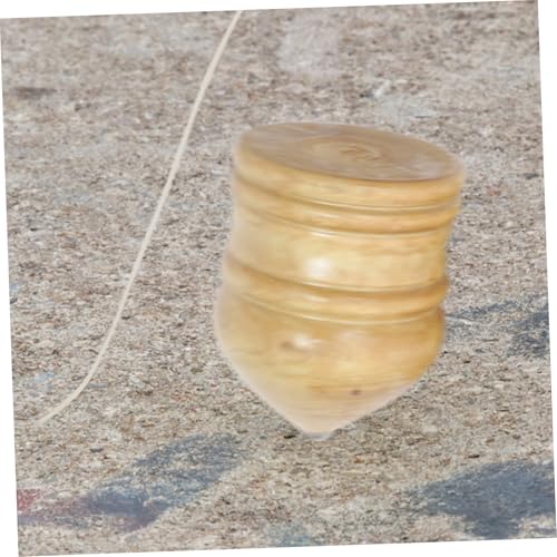 SUPVOX 2 Sätze Holz Gyro für Senioren Traditionell Handgefertigt Outdoor Fördert Geschicklichkeit und Motorische Fähigkeiten Geburtstagsgeschenk von Supvox