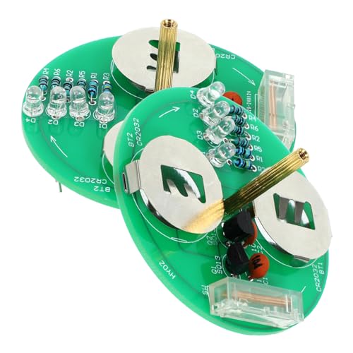 SUPVOX 2 Sätze LED Gyroskop Löten Übungskit DIY Elektronisches Gyroskop Bausatz zur Lötpraxis und Handfertigkeitsschulung Kompakt Leicht Tragbar für Anfänger und Experimente SUPVOX 2 Sätze LED Gyroskop Löten Übungskit DIY Elektronisches Gyroskop Bausatz zur Lötpraxis und Handfertigkeitsschulung Kompakt Leicht Tragbar für Anfänger und Experimente von Supvox