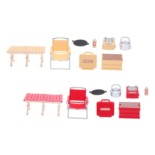 SUPVOX 2 Sätze Maßstab Klappstuhl Picknick Deko Miniatur Küchenmöbel für Puppenhaus Garten Außenbereich Spiel SUPVOX 2 Sätze Maßstab Klappstuhl Picknick Deko Miniatur Küchenmöbel für Puppenhaus Garten Außenbereich Spiel von Supvox