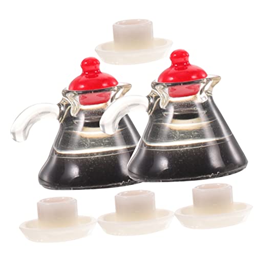 SUPVOX 2 Sätze Miniatur Kaffeekessel Teilig mit Mini Kaffeetasse Handliche Puppenhaus Kaffeemaschine Dekoratives Küchenzubehör Realistische Miniatur Kaffeekanne für Puppenhaus SUPVOX 2 Sätze Miniatur Kaffeekessel Teilig mit Mini Kaffeetasse Handliche Puppenhaus Kaffeemaschine Dekoratives Küchenzubehör Realistische Miniatur Kaffeekanne für Puppenhaus von Supvox