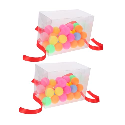 SUPVOX 2 Sets Schüttel Tischtennisbox Partyzubehör Gruppen Partyspiele Tischtennis Twerking Spiel Interaktive Partyspiele Partyspiele Für Hochzeiten von Supvox