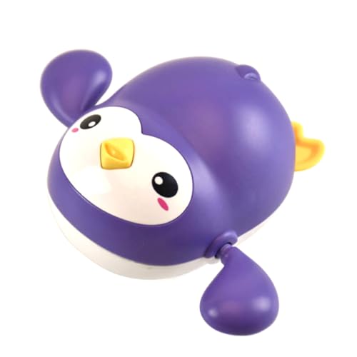SUPVOX 2 Stück Badespielzeug Wind Up Pinguin Wasser für Badewanne und Pool Bunte Kunststoff Badeentchen für Kleinkinder Fördert Motorische Fähigkeiten Beim Baden von Supvox