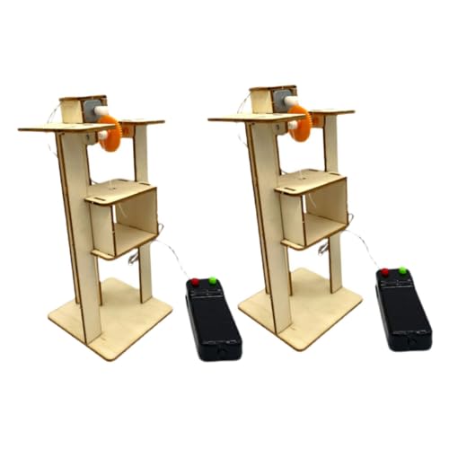 SUPVOX 2 Stück DIY Holzaufzug Bausatz Teilig Pädagogisches Kinderspielzeug Logischem und Problemlösungsfähigkeiten Sicher aus Holzmaterial Kreatives Wissenschaftsexperiment SUPVOX 2 Stück DIY Holzaufzug Bausatz Teilig Pädagogisches Kinderspielzeug Logischem und Problemlösungsfähigkeiten Sicher aus Holzmaterial Kreatives Wissenschaftsexperiment von Supvox