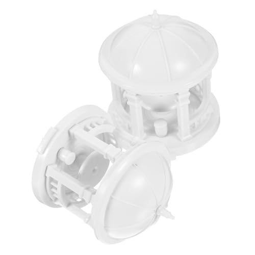 SUPVOX 2 Stück Das Modell des Pavillons zusammenstellen Gartenpagode Pagode Gartenverzierung Landschaft Szene Mini Desktop -Ornamente Pavillon-Modell Turmstatue Abs Weiß SUPVOX 2 Stück Das Modell des Pavillons zusammenstellen Gartenpagode Pagode Gartenverzierung Landschaft Szene Mini Desktop -Ornamente Pavillon-Modell Turmstatue Abs Weiß von Supvox
