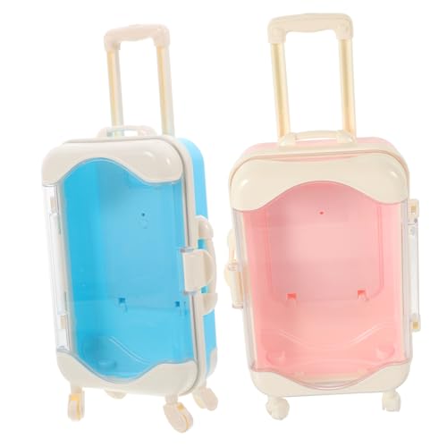 SUPVOX 2 Stück Doll Suitcase Teilig Kompakte Tragetasche für Puppen Langlebiges Material für Rollenspiele und Spielzeugaufbewahrung SUPVOX 2 Stück Doll Suitcase Teilig Kompakte Tragetasche für Puppen Langlebiges Material für Rollenspiele und Spielzeugaufbewahrung von Supvox