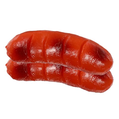 SUPVOX 2 Stück Fake-Hot-Dog-Ausstellungsmodell Künstliches Hot-Dog-Modell Food Requence Lebensmittelfotografie -Requisite gefälschtes realistisches Essen gefälschte Hot-Dog-Requisite PVC SUPVOX 2 Stück Fake-Hot-Dog-Ausstellungsmodell Künstliches Hot-Dog-Modell Food Requence Lebensmittelfotografie -Requisite gefälschtes realistisches Essen gefälschte Hot-Dog-Requisite PVC von Supvox