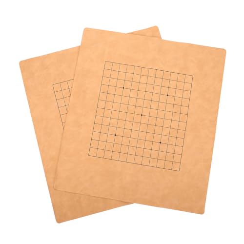 SUPVOX 2 Stück Faltbares Doppelseitiges Gobang Schachbrett PU Leder Langlebig Stabiles Brettspiel Zubehör für Go Spiel Unterwegs Erwachsene Zufällige Farbe Zufällige Farbe SUPVOX 2 Stück Faltbares Doppelseitiges Gobang Schachbrett PU Leder Langlebig Stabiles Brettspiel Zubehör für Go Spiel Unterwegs Erwachsene Zufällige Farbe Zufällige Farbe von Supvox