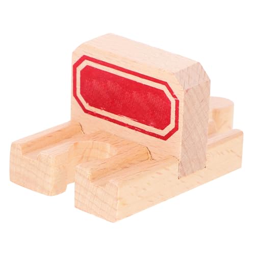 SUPVOX 2 Stück Holz Eisenbahn Stop Track Holzspielzeug Schienen Zubehör für Kreative Spielmöglichkeiten Stabil und Langlebig für Ab Jahren SUPVOX 2 Stück Holz Eisenbahn Stop Track Holzspielzeug Schienen Zubehör für Kreative Spielmöglichkeiten Stabil und Langlebig für Ab Jahren von Supvox