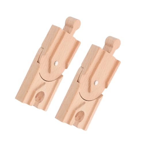 SUPVOX 2 Stück Holzeisenbahn Zubehör Teiliges aus Holz Schienen für DIY Zug Szenenbau Stabile Sichere Bahnstrecke für Kreatives für Jungen und Mädchen Ab Jahren SUPVOX 2 Stück Holzeisenbahn Zubehör Teiliges aus Holz Schienen für DIY Zug Szenenbau Stabile Sichere Bahnstrecke für Kreatives für Jungen und Mädchen Ab Jahren von Supvox
