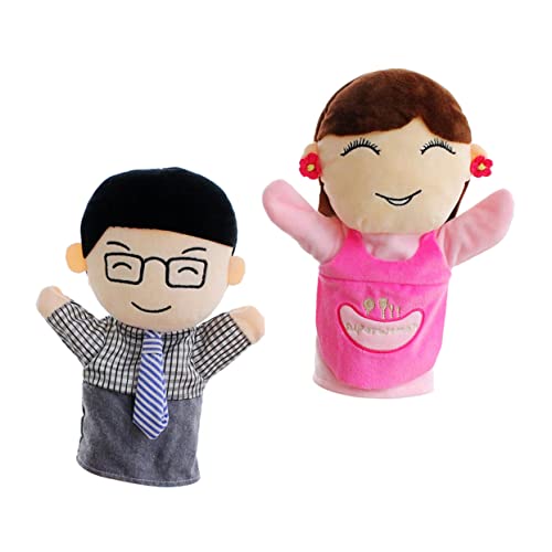 SUPVOX 2 Stück Interaktive Pädagogische Kinderpuppe Schauspielfamilie Für Mitglieder Bequeme Rollenhandpuppen Stoffpuppe Plüschtier Gefüllte Spielpuppen SUPVOX 2 Stück Interaktive Pädagogische Kinderpuppe Schauspielfamilie Für Mitglieder Bequeme Rollenhandpuppen Stoffpuppe Plüschtier Gefüllte Spielpuppen von Supvox