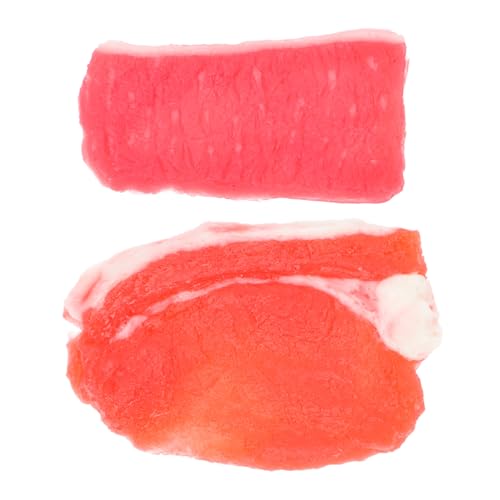 SUPVOX 2 Stück Künstliches Schweinefleisch dekor Realistische Fleischstücke Modell für Küchen Restaurantdeko Lebensnahe Fleischimitate als Requisiten und Haushaltsschmuck SUPVOX 2 Stück Künstliches Schweinefleisch dekor Realistische Fleischstücke Modell für Küchen Restaurantdeko Lebensnahe Fleischimitate als Requisiten und Haushaltsschmuck von Supvox