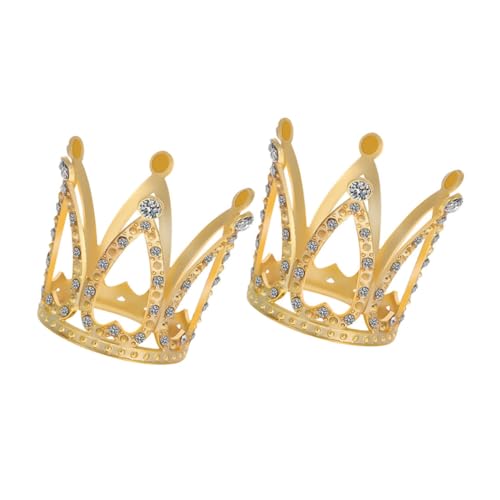 SUPVOX 2 Stück Mini Kronen Dekorative Tortenaufsätze Strass für Geburtstagsfeiern Babypartys und Besondere Anlässe für Puppenhäuser SUPVOX 2 Stück Mini Kronen Dekorative Tortenaufsätze Strass für Geburtstagsfeiern Babypartys und Besondere Anlässe für Puppenhäuser von Supvox