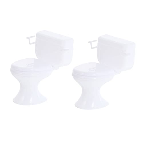 SUPVOX 2 Stück Miniatur Puppenhaus Toilette Teilig Weiß Umweltfreundliche Badmöbel Deko Fein Verarbeitet Langlebig Geeignet für Puppenhäuser Miniaturgärten und Pflanzendekorationen SUPVOX 2 Stück Miniatur Puppenhaus Toilette Teilig Weiß Umweltfreundliche Badmöbel Deko Fein Verarbeitet Langlebig Geeignet für Puppenhäuser Miniaturgärten und Pflanzendekorationen von Supvox