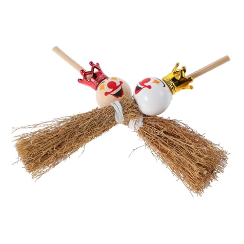 SUPVOX 2 Stück Miniaturmodell Puppenhausdekoration Puppenhaus Miniaturbesen Puppenhaus-szenerie-Requisiten Puppenhaus-Miniatur-szenenmodell Minibesen Zum Basteln Clown-Ornamente Holz SUPVOX 2 Stück Miniaturmodell Puppenhausdekoration Puppenhaus Miniaturbesen Puppenhaus-szenerie-Requisiten Puppenhaus-Miniatur-szenenmodell Minibesen Zum Basteln Clown-Ornamente Holz von Supvox