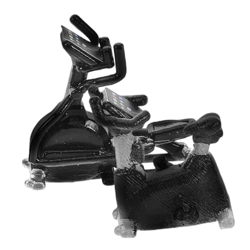 SUPVOX 2 Stück Modell eines Fitnessgeräts Miniatur-Puppenhaus-Sportgeräte Puppenhaus-Ornamentdekorationen Mini-Modell-Sportzubehör Mini-Simulations-Fitnessstudio-Ornamente Abs von Supvox