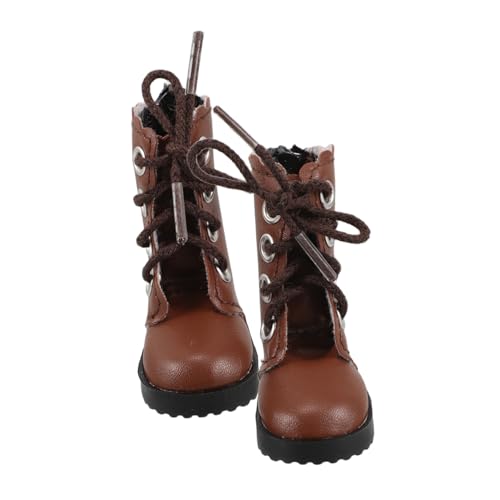 SUPVOX 2 Stück Puppenschuhe High Top Boots aus Plüsch Süße Schuhe für Bjd Puppen Vielseitig Einsetzbar Farblich Variierend Detailreich Verarbeitet für Puppenkleidung und Miniatur von Supvox