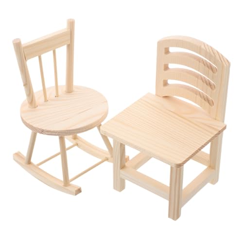 SUPVOX 2 Stück Schaukelstuhl Holz Puppenhaus Möbel DIY Dekoration für Kinderzimmer und Kreative Spielwelten Fördert Praktische Fähigkeiten und Künstlerische SUPVOX 2 Stück Schaukelstuhl Holz Puppenhaus Möbel DIY Dekoration für Kinderzimmer und Kreative Spielwelten Fördert Praktische Fähigkeiten und Künstlerische von Supvox