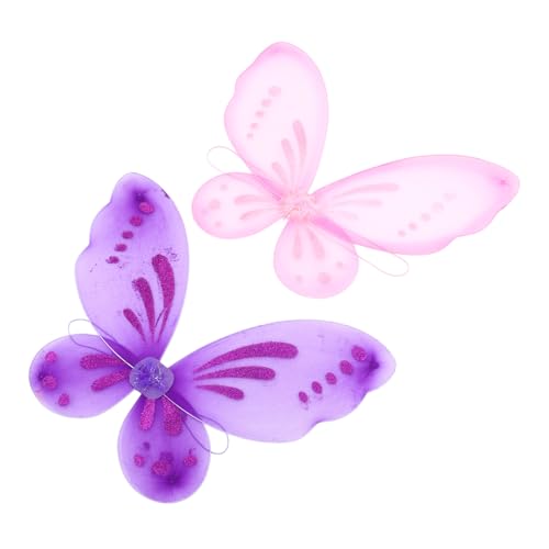 SUPVOX 2 Stück Schmetterlingsflügel Engelsflügel hoch LED Rosa Weiß für Schmetterling Kostüm Flügel Requisite Cosplay-Flügel Schmetterlingsflügel zum Verkleiden Cosplay-Partyzubehör Nylon SUPVOX 2 Stück Schmetterlingsflügel Engelsflügel hoch LED Rosa Weiß für Schmetterling Kostüm Flügel Requisite Cosplay-Flügel Schmetterlingsflügel zum Verkleiden Cosplay-Partyzubehör Nylon von Supvox