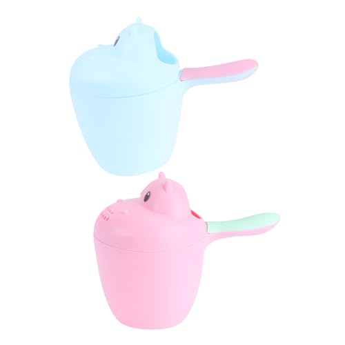 SUPVOX 2 Stück Shampoo Waschbecher mit Niedlichem Bär Design Teiliges in Rot und Blau Langlebiger Wasserlöffel für Sanfte Haarwäsche und Badewannenspielzeug für Junge Mädchen SUPVOX 2 Stück Shampoo Waschbecher mit Niedlichem Bär Design Teiliges in Rot und Blau Langlebiger Wasserlöffel für Sanfte Haarwäsche und Badewannenspielzeug für Junge Mädchen von Supvox