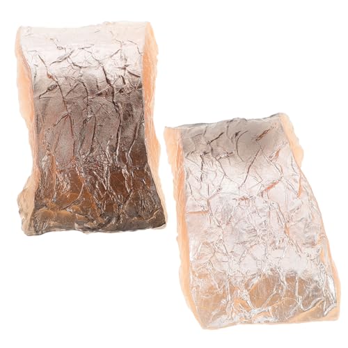SUPVOX 2 Stück Simulierte Fischstücke Realistische Karpfenmodelle aus Langlebigem PVC für Küchen und Partydekoration Fotografie Requisiten Naturgetreue Deko von Supvox
