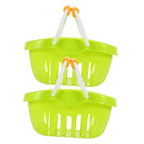 SUPVOX 2 Stück Simulierter Einkaufskorb aus Kindersicherem Realistische Kinderkörbe für Rollenspiele Pädagogisches für Mädchen und Jungen Fördert Kreativität und Eltern Junge Mädchen SUPVOX 2 Stück Simulierter Einkaufskorb aus Kindersicherem Realistische Kinderkörbe für Rollenspiele Pädagogisches für Mädchen und Jungen Fördert Kreativität und Eltern Junge Mädchen von Supvox