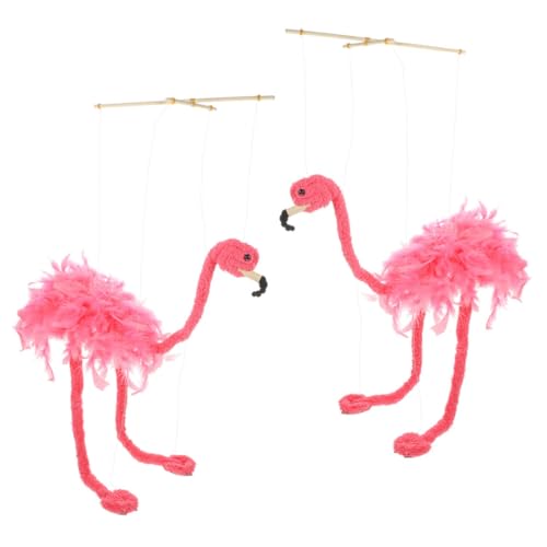 SUPVOX 2 Stück Teiliges Flamingo Marionetten Puppen Kuscheliges Plüschspielzeug mit Fadenzug Interaktive Tiermarionetten für Puppenspiele Dekoration und Aufführungen Kindgerecht und SUPVOX 2 Stück Teiliges Flamingo Marionetten Puppen Kuscheliges Plüschspielzeug mit Fadenzug Interaktive Tiermarionetten für Puppenspiele Dekoration und Aufführungen Kindgerecht und von Supvox