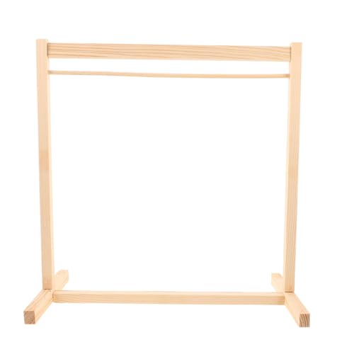 SUPVOX 2 Stück Teiliges Holz Puppenkleiderständer Stabiler und Leichter Miniatur Kleiderbügel Multifunktional für Aufbewahrung und Präsentation von Puppenkleidung im Puppenhaus von Supvox