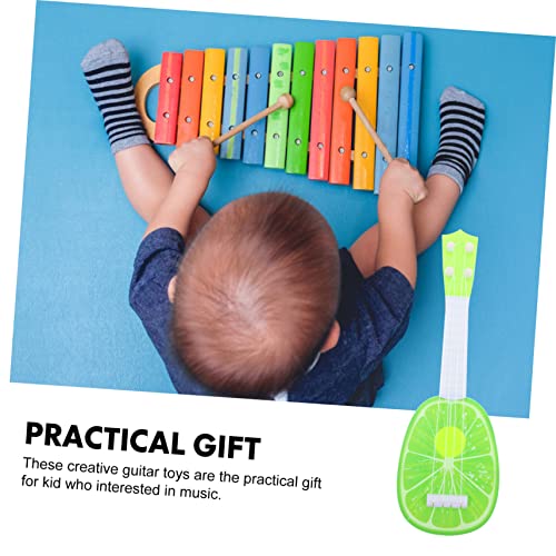 SUPVOX 2 Stück Teiliges Mini Gitarren Kunststoff Musikinstrumente Realistische Simulation Sichere Materialien Pädagogisch Fördernd für Anfänger und Musikinteressierte SUPVOX 2 Stück Teiliges Mini Gitarren Kunststoff Musikinstrumente Realistische Simulation Sichere Materialien Pädagogisch Fördernd für Anfänger und Musikinteressierte von Supvox